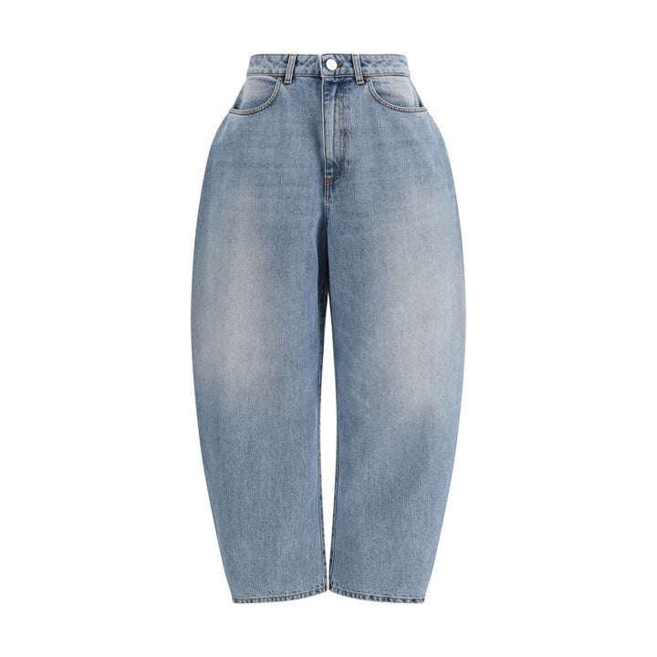 Rohe Blue Cotton Straight-Leg Jeans