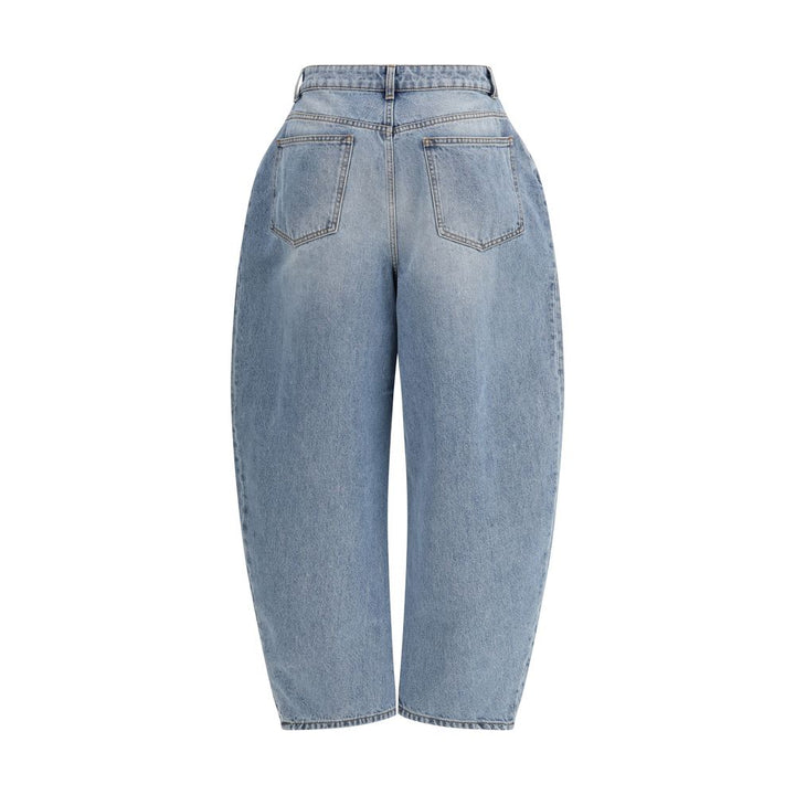 Rohe Blue Cotton Straight-Leg Jeans