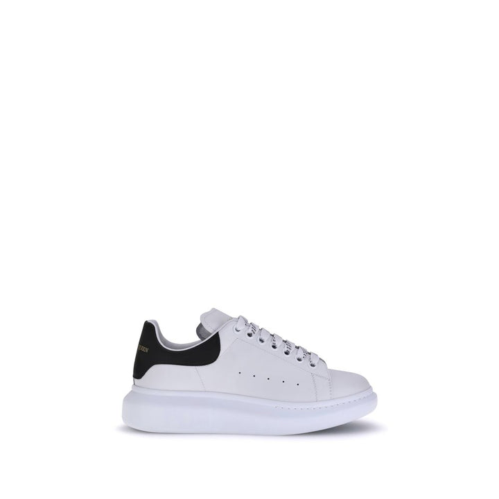Alexander McQueen White Calf Leather Bos Taurus Platform Sneakers