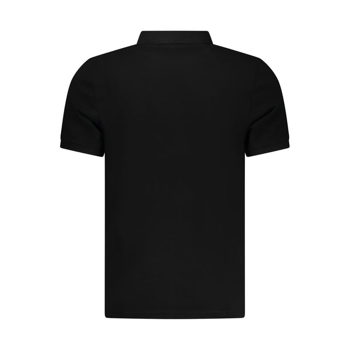 North Sails Black Cotton Mens Polo Shirt