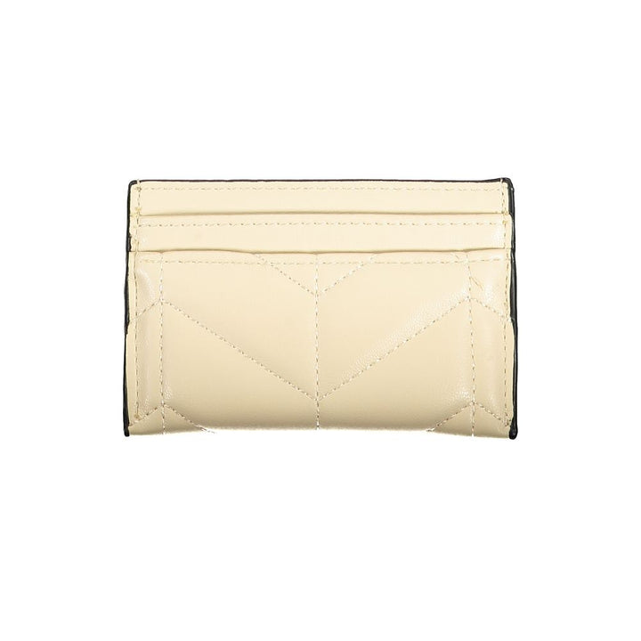 Mario Valentino Beige Polyurethane Women Wallet