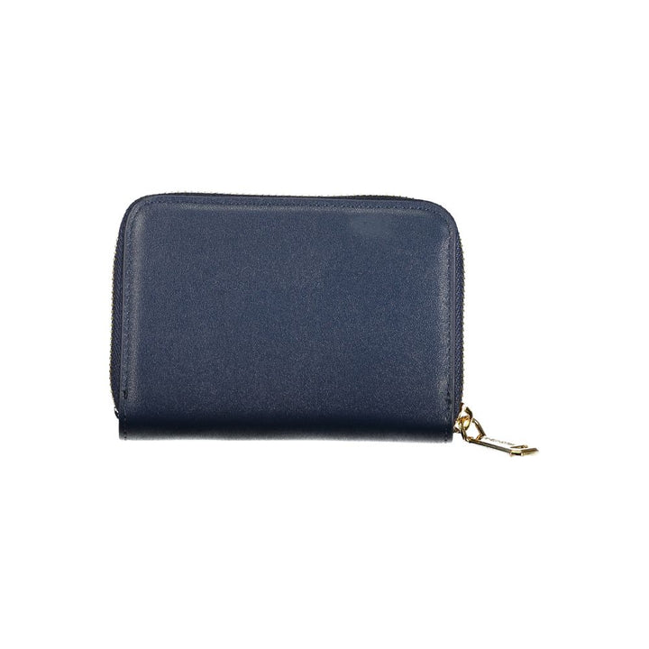 Mario Valentino Blue Polyurethane Women's Wallet