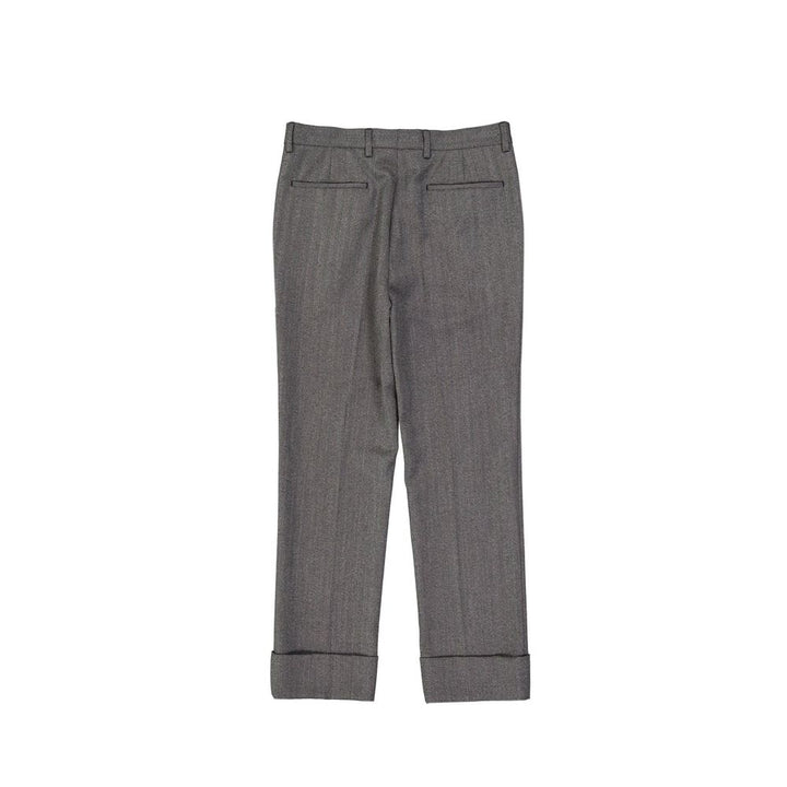 Prada Gray Wool Casual Pants