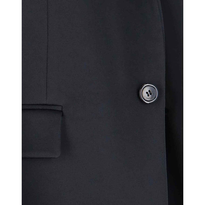 Saint Laurent Black Acetate Coat