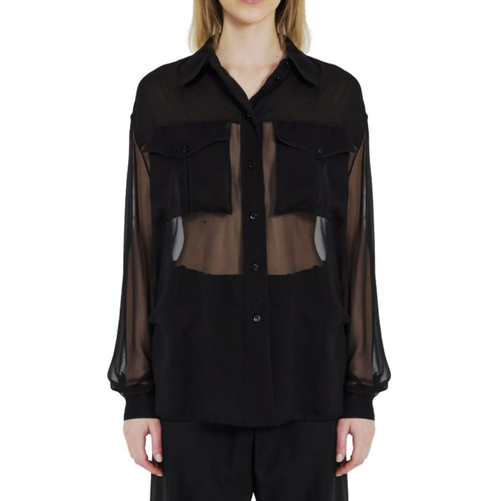Saint Laurent Black Denim Shirt