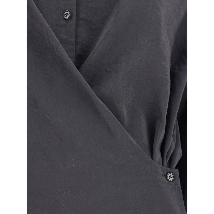 Lemaire Black Silk Dress Shirt
