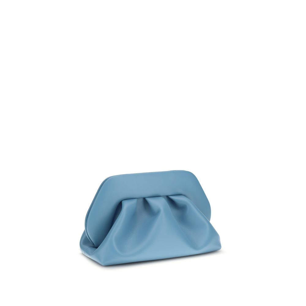 THEMOIRè Blue Other Fibres Clutch Bag