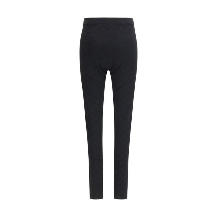 Gucci Black Viscose Leggings