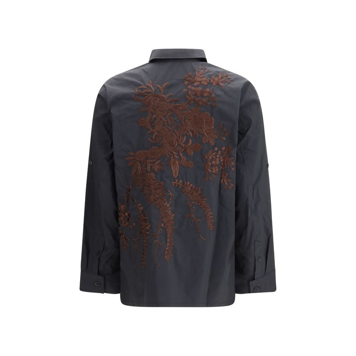 P.A.R.O.S.H. Black Cotton Shirt