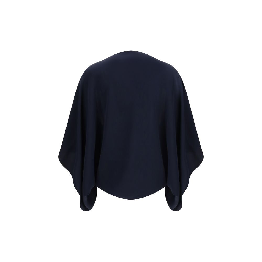 P.A.R.O.S.H. Blue Polyester Sweatshirt