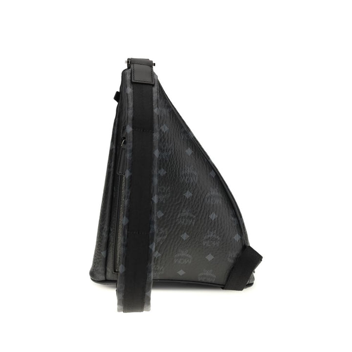 MCM Black Fabric Backpack