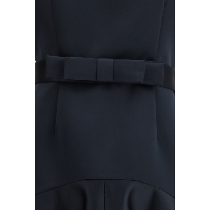 P.A.R.O.S.H. Blue Polyester Casual Dress