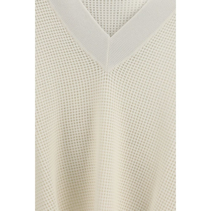 Brunello Cucinelli Beige Cashmere Sweater