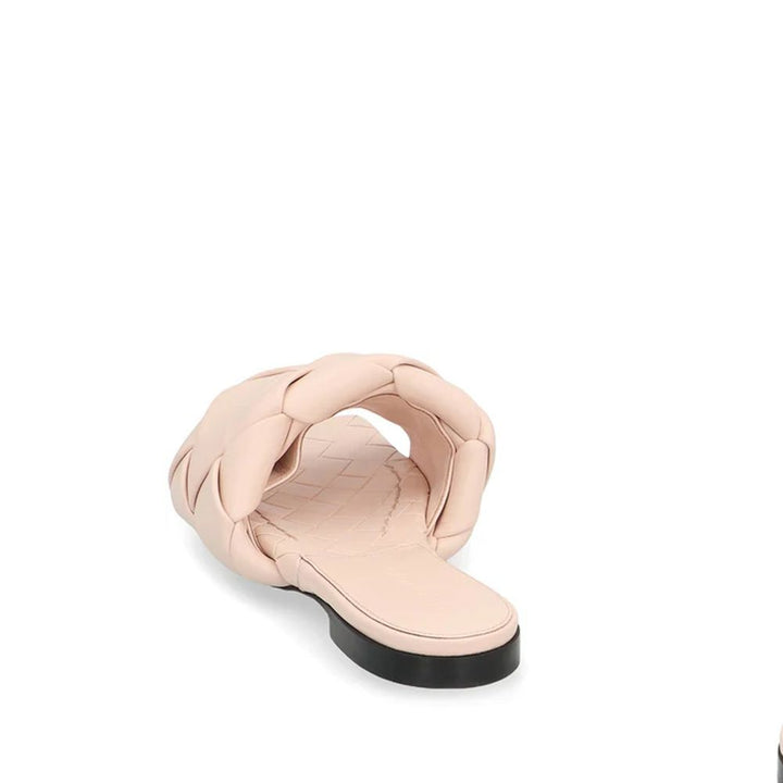 Bottega Veneta Multicolor Leather Flat Sandals