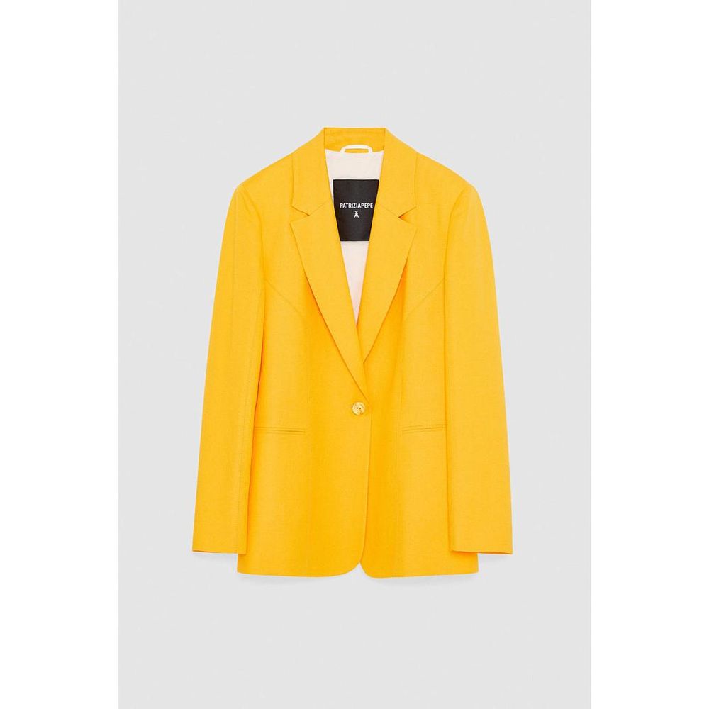 Patrizia Pepe Orange Viscose Blazer