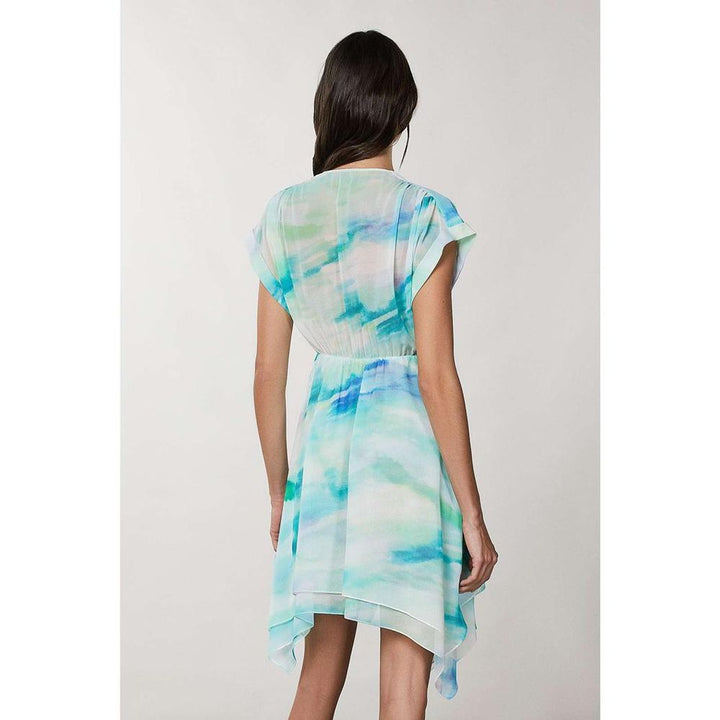 Patrizia Pepe Turquoise Polyester Casual Dress