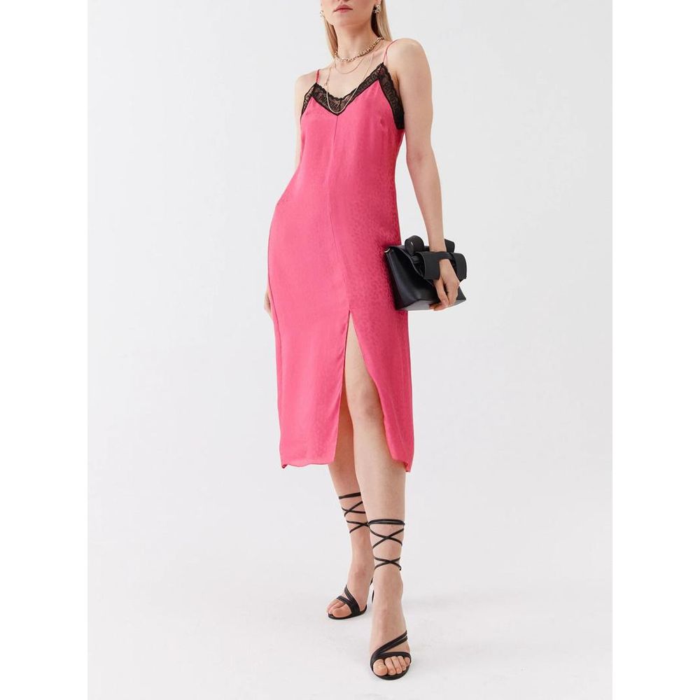 Patrizia Pepe Fuchsia Viscose Casual Dress – SEYMAYKA