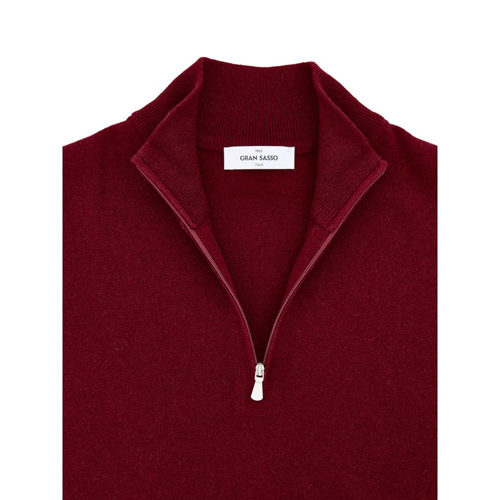 Gran Sasso Red Wool Turtleneck