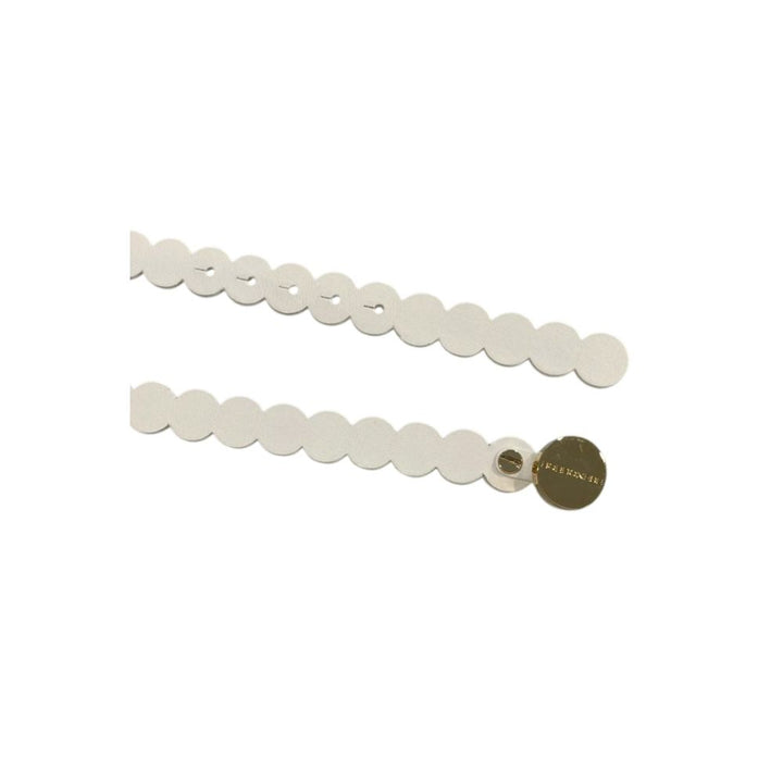 Borbonese White Genuine Leather Women Belt