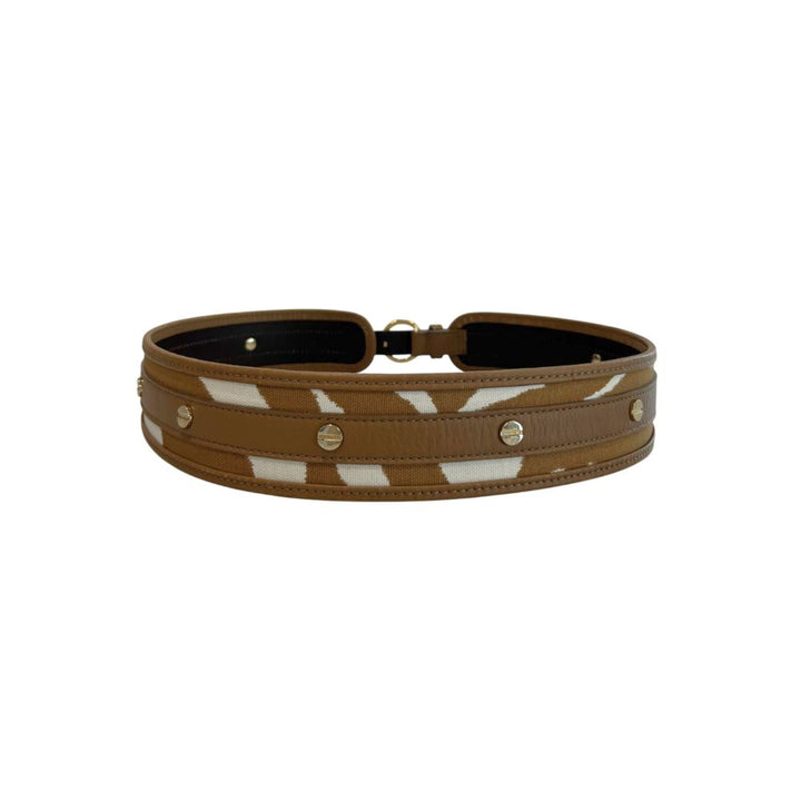 Borbonese Brown Genuine Leather Women Belt