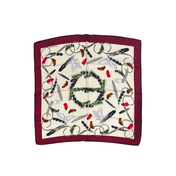 Borbonese Beige Silk Women Scarf