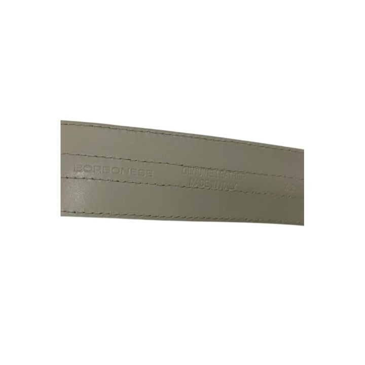 Borbonese Grey Genuine Leather Women's Belt