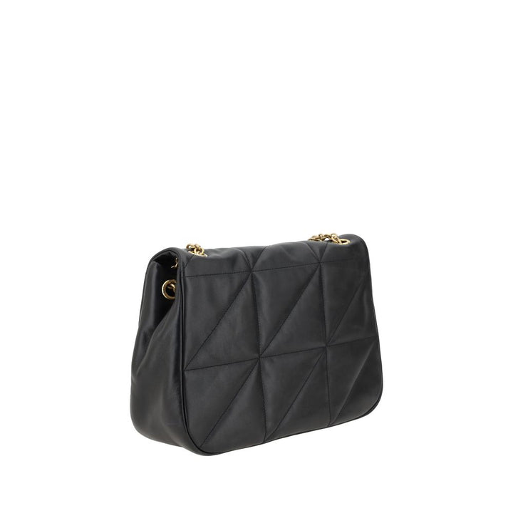 Saint Laurent Black Lamb Ovis Aries Aries Shoulder Bag