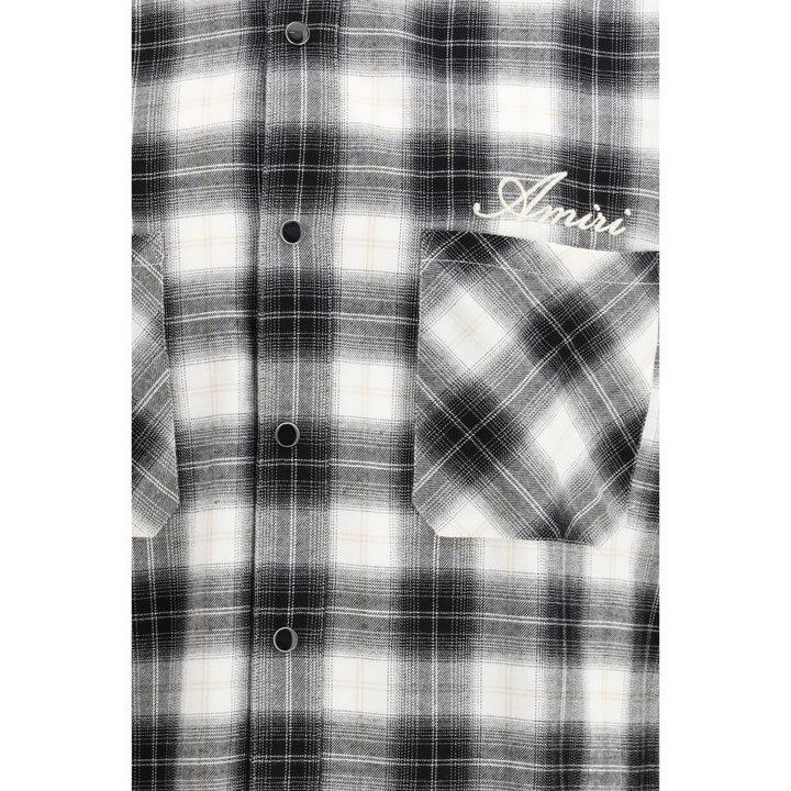 Amiri Black Cotton Pattern Shirt
