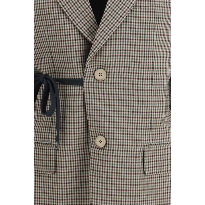 Balenciaga Multicolor Lyocell Coat