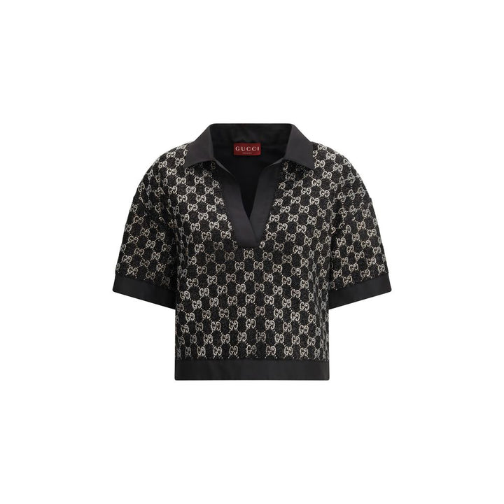 Gucci Black Viscose Top