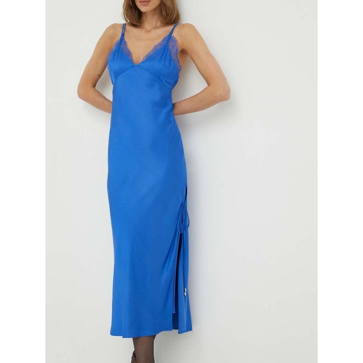 Patrizia Pepe Blue Viscose Casual Dress