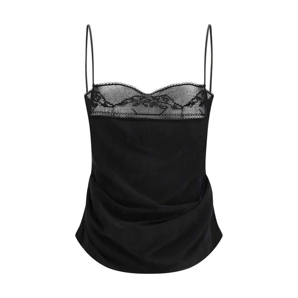 Magda Butrym Black Silk Blouse