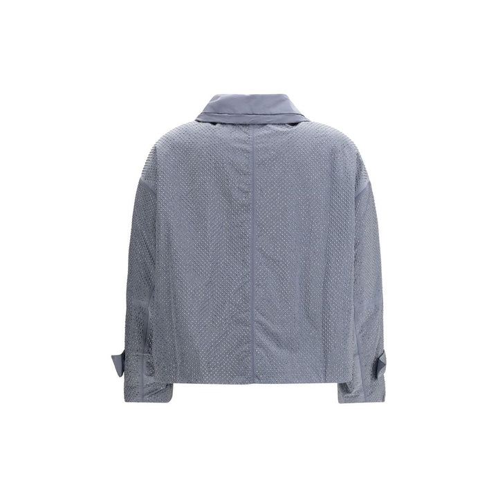 PINKO Blue Polyester Shell Jacket