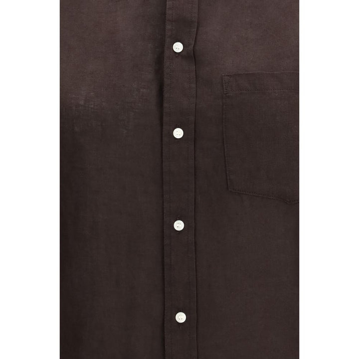 Citizens of Humanity Brown Linen Shirt