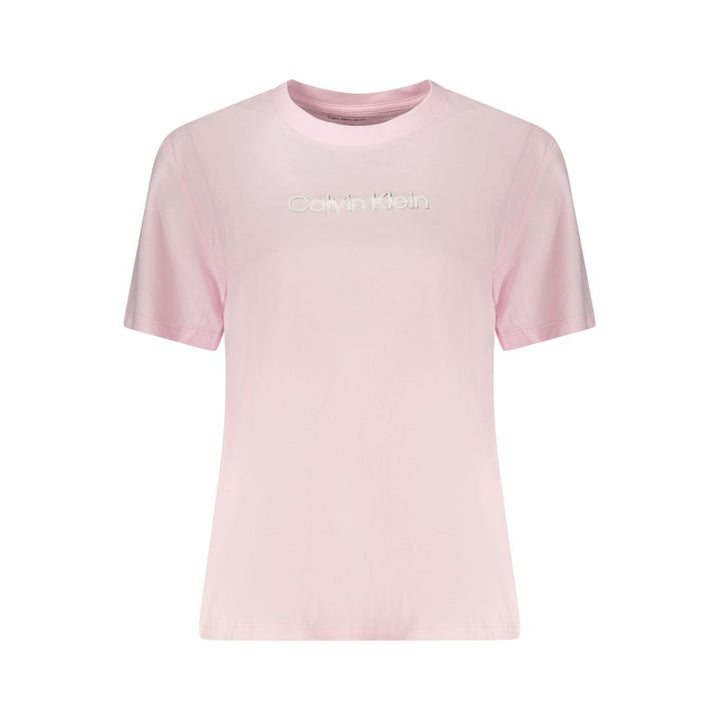 Calvin Klein Rosa Cotton Women T-Shirt