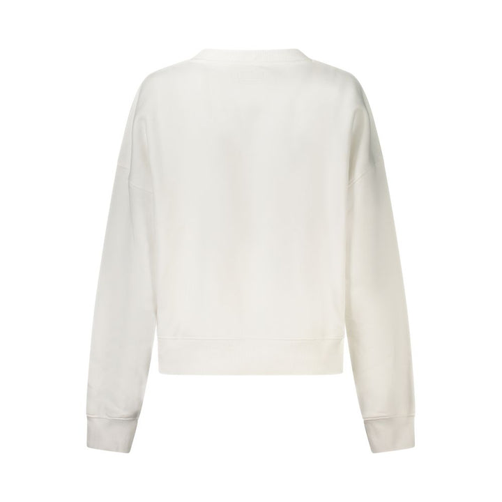 Guess Jeans Bianco Cotton Women Sweatshirt