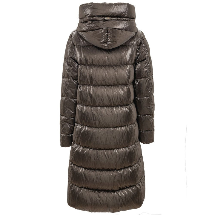 Herno Gray Viscose Parka