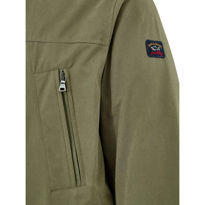 Paul & Shark Green Polyester Coat