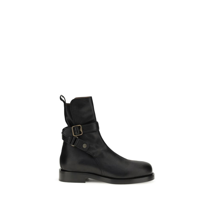 Burberry Black Calf Leather Bos Taurus Ankle Boots