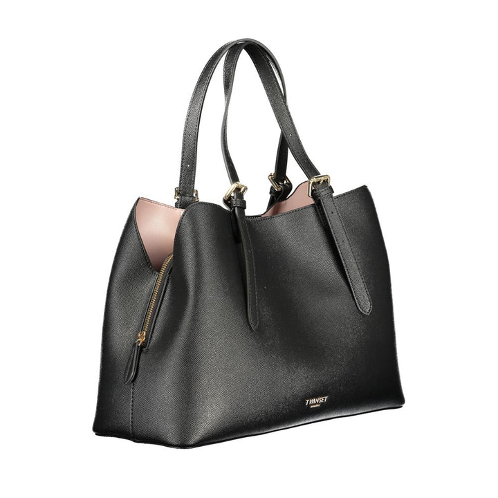 Twinset Black Polyurethane Women's Handbag