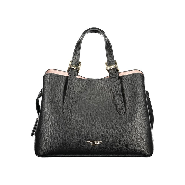 Twinset "Black Polyurethane Women's Handbag"