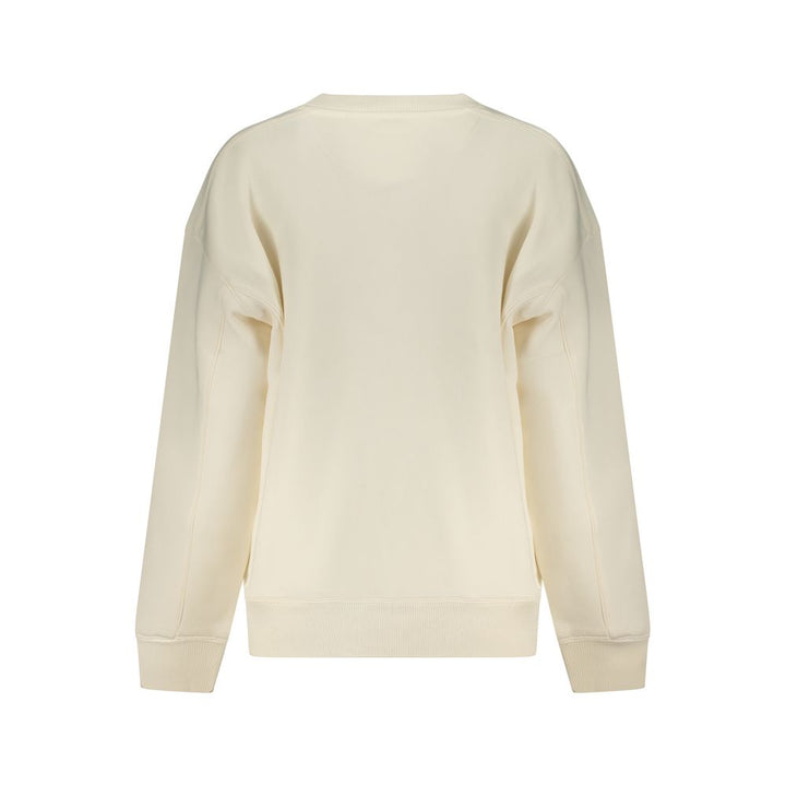 Guess Jeans White Cotton Women Sweatshirt
