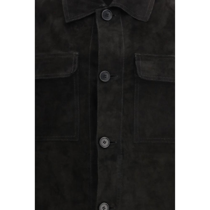 Salvatore Santoro Black Calf Leather Bos Taurus Clothing