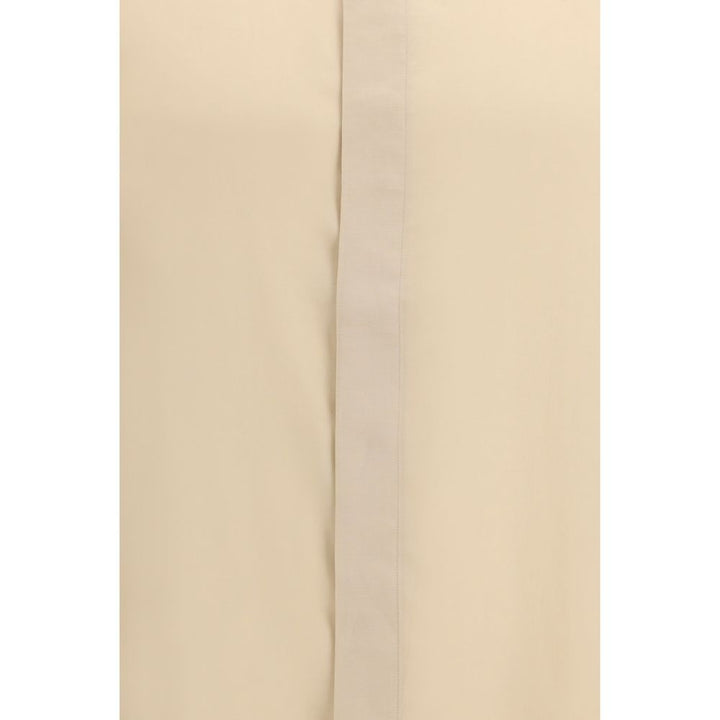 Lardini Beige Tencel Dress Shirt