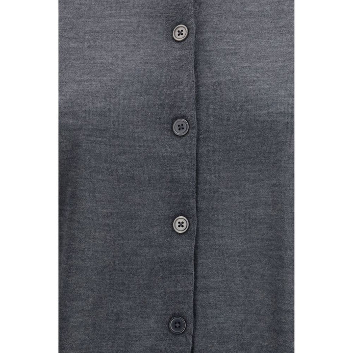 Loulou De Saison Gray Cashmere Cardigan