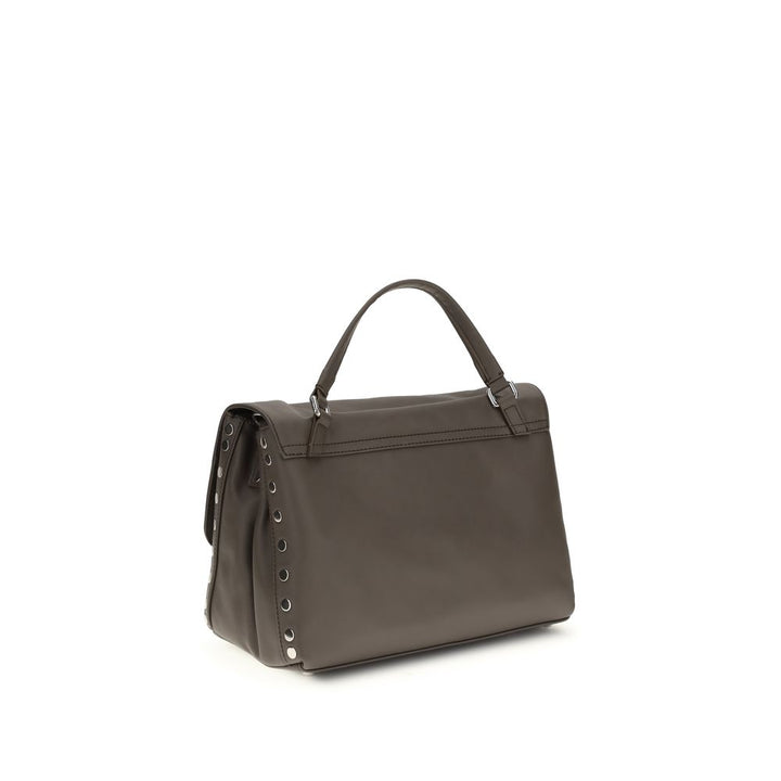 Zanellato Brown Calf Leather Bos Taurus Handbag