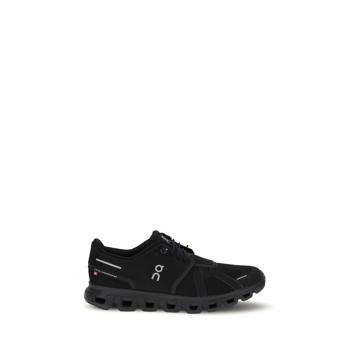 ON Black Polyurethane Athletic Sneakers