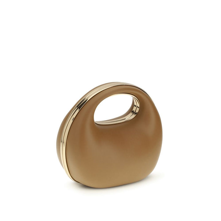 Sacai Brown Calf Leather Bos Taurus Handbag