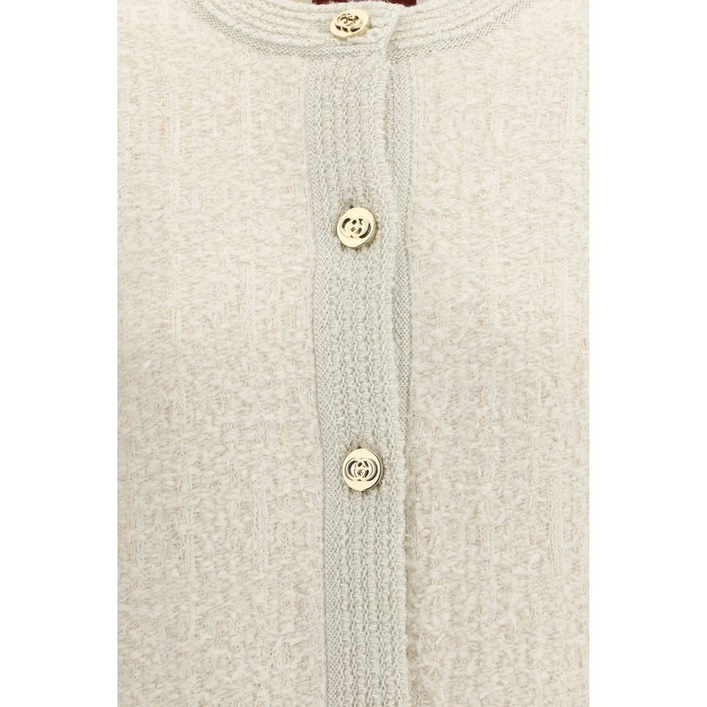 Gucci Beige Wool Cardigan