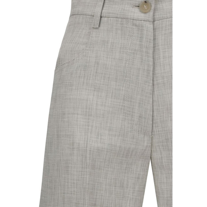 Forte_Forte Gray Viscose Casual Pants